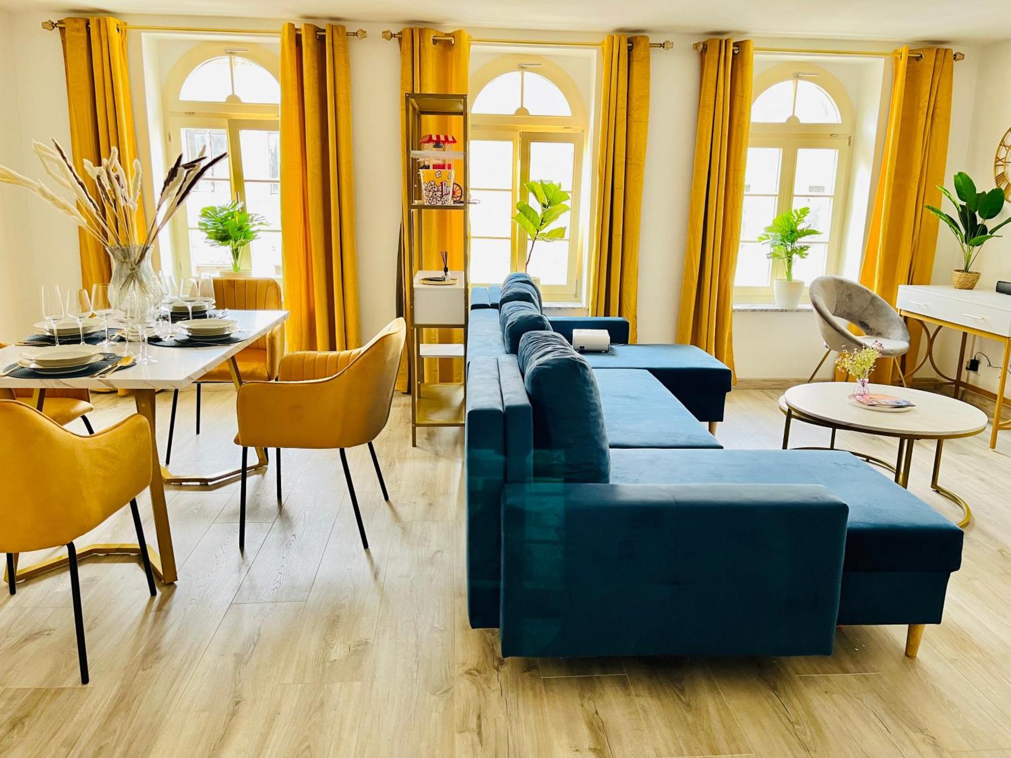 Filmap-Charmant-Modern-Zentral-Balkon-Beamer-Spieletisch Görlitz Kültér fotó