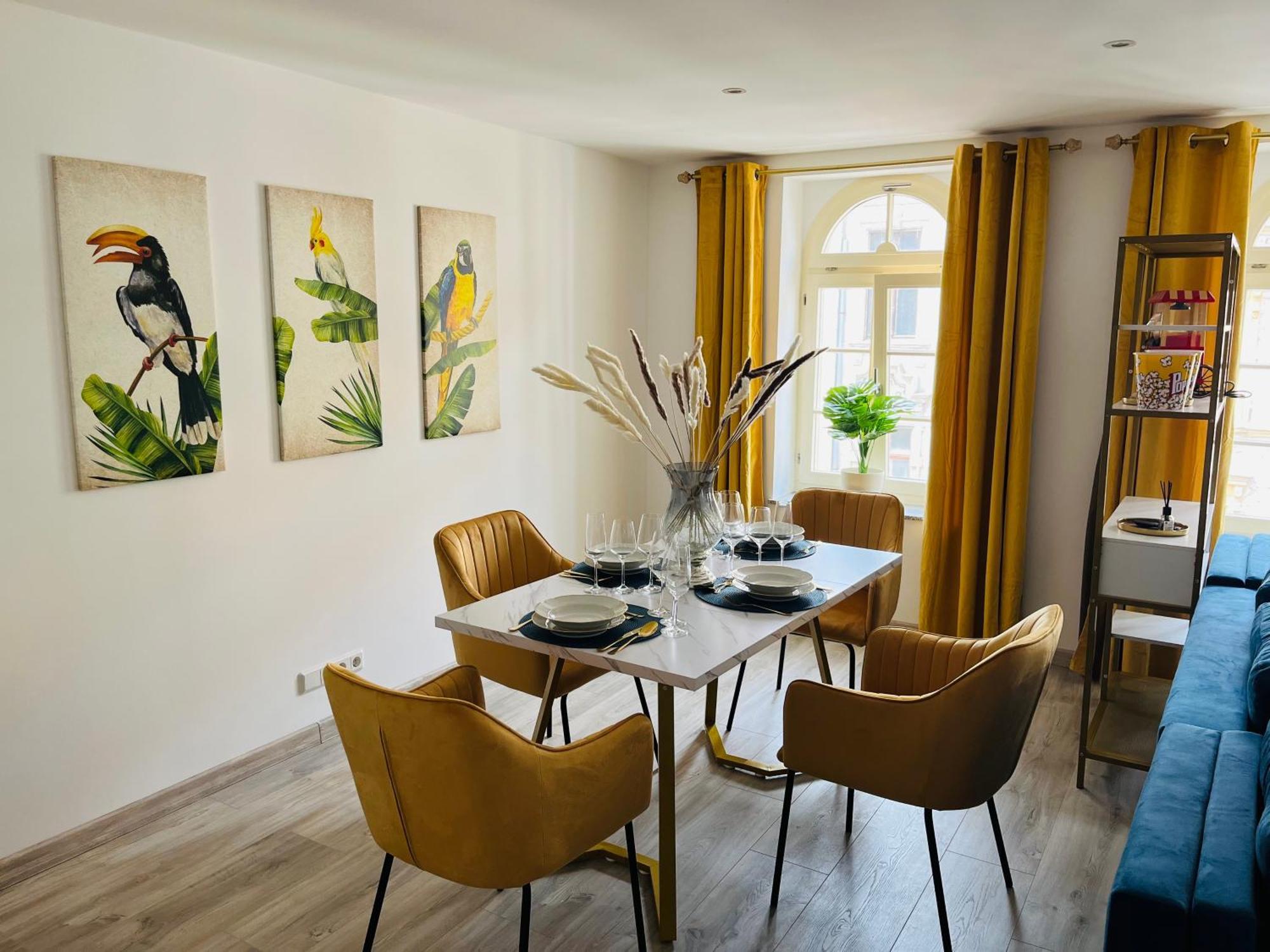 Filmap-Charmant-Modern-Zentral-Balkon-Beamer-Spieletisch Görlitz Kültér fotó